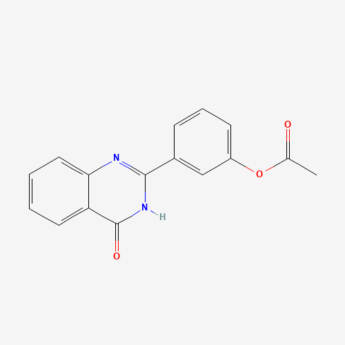 3-(4-Oxo-3,4-dihydroquinazolin-2-yl)phenyl acetate