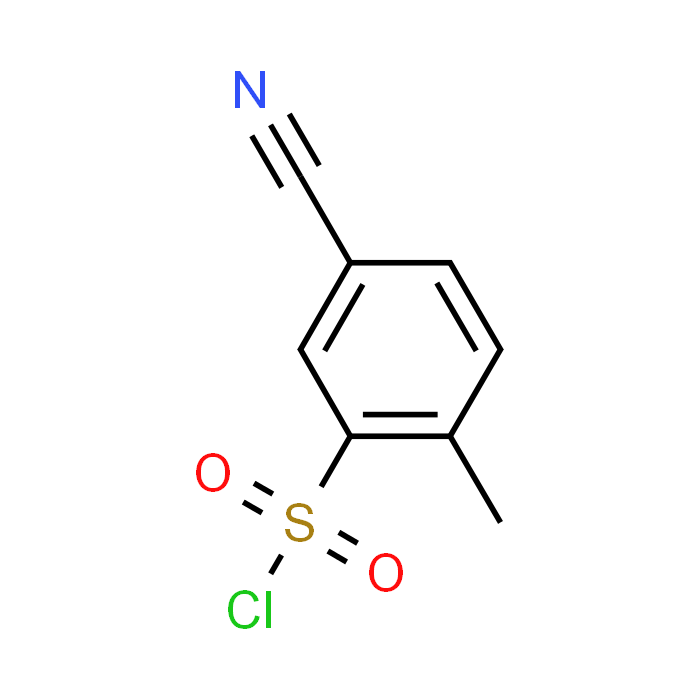 5-Cyano-2-methylbenzenesulfonyl chloride
