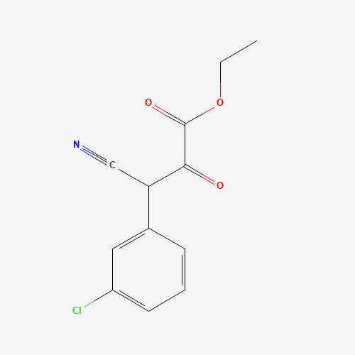 Ethyl 3-(3-chlorophenyl)-3-cyano-2-oxopropanoate