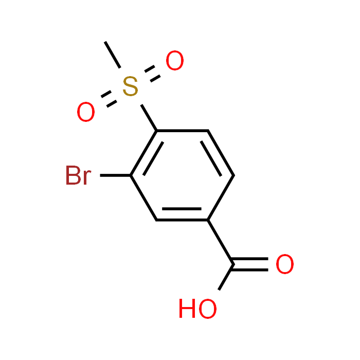 3-Bromo-4-(methylsulfonyl)benzoic acid