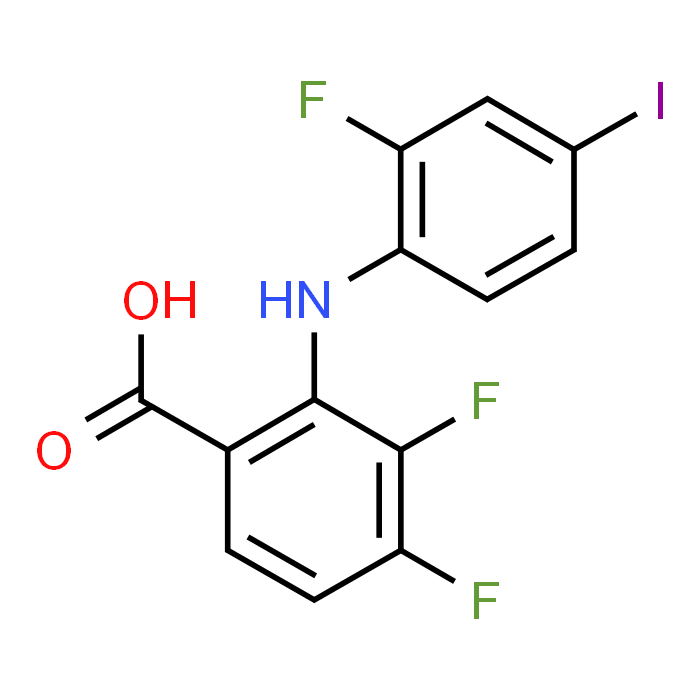 3,4-Difluoro-2-((2-fluoro-4-iodophenyl)amino)benzoic acid