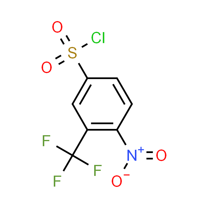 4-Nitro-3-(trifluoromethyl)benzene-1-sulfonyl chloride