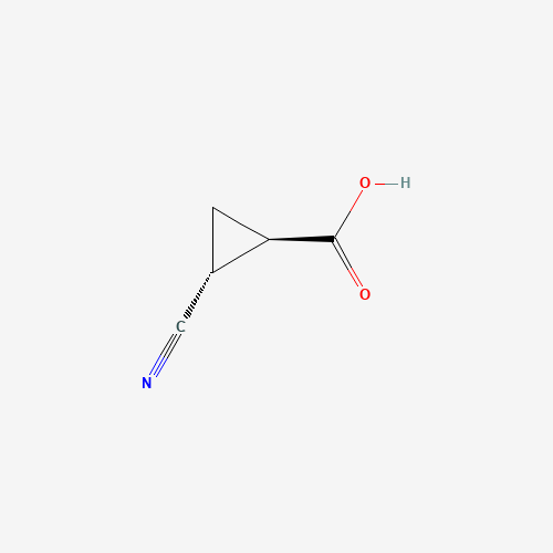 (1R,2R)-rel-2-Cyanocyclopropanecarboxylic acid