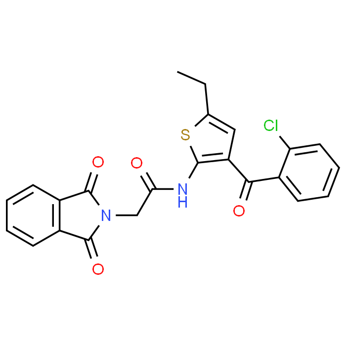 N-(3-(2-Chlorobenzoyl)-5-ethylthiophen-2-yl)-2-(1,3-dioxoisoindolin-2-yl)acetamide