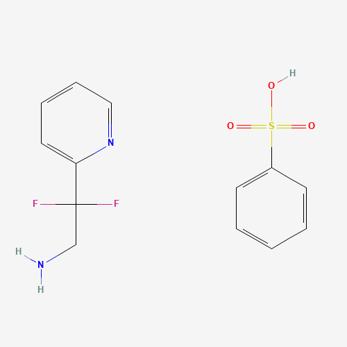 2,2-Difluoro-2-(pyridin-2-yl)ethan-1-amine benzenesulfonate