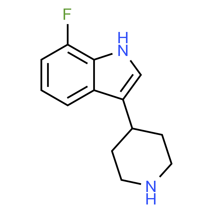 7-Fluoro-3-(piperidin-4-yl)-1H-indole
