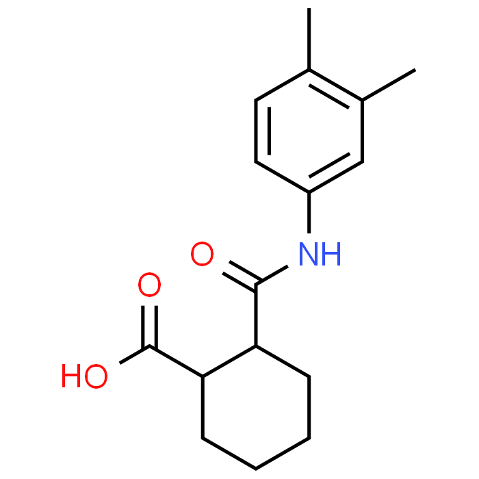 2-((3,4-Dimethylphenyl)carbamoyl)cyclohexanecarboxylic acid