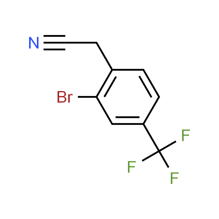 2-Bromo-4-(trifluoromethyl)phenylacetonitrile
