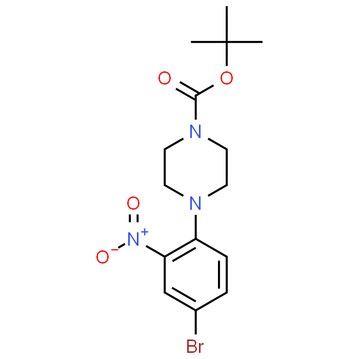 tert-Butyl 4-(4-bromo-2-nitrophenyl)piperazine-1-carboxylate