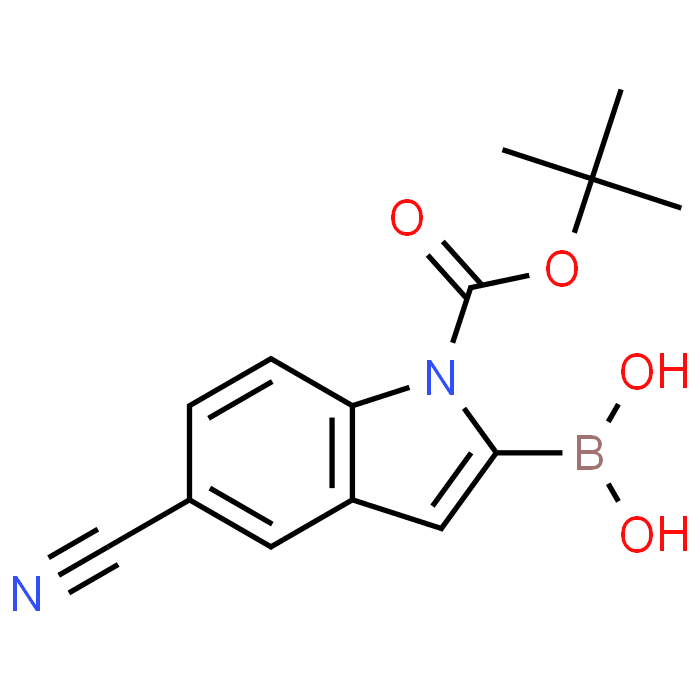 (1-(tert-Butoxycarbonyl)-5-cyano-1H-indol-2-yl)boronic acid