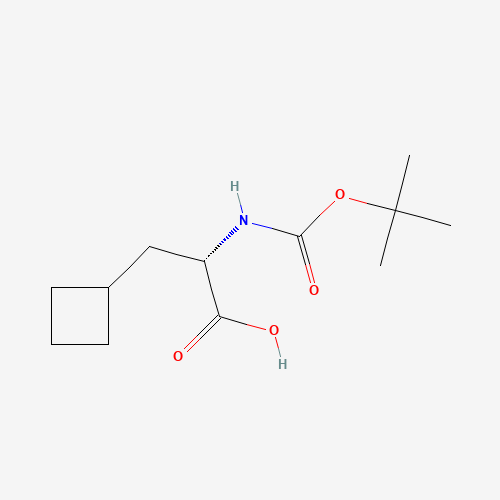 (S)-2-((tert-Butoxycarbonyl)amino)-3-cyclobutylpropanoic acid