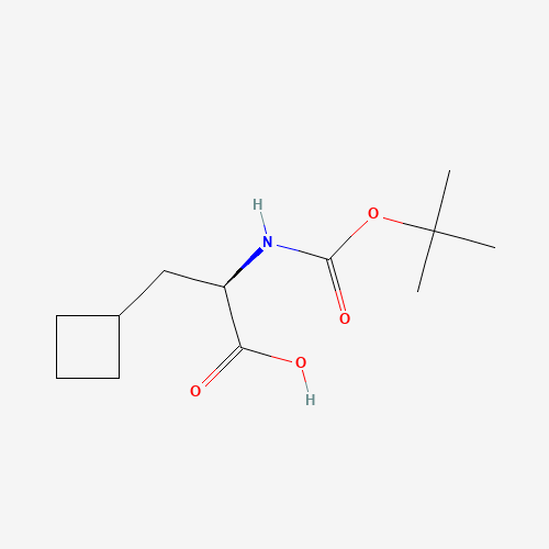 (R)-2-((tert-Butoxycarbonyl)amino)-3-cyclobutylpropanoic acid