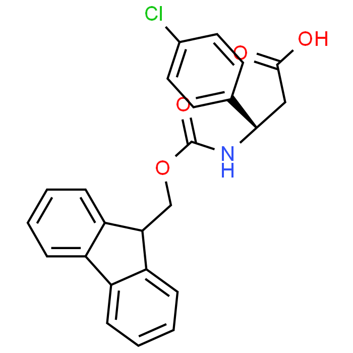 (R)-3-((((9H-Fluoren-9-yl)methoxy)carbonyl)amino)-3-(4-chlorophenyl)propanoic acid