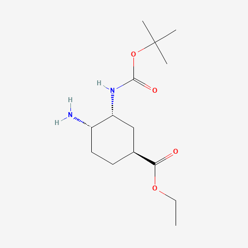 (1S,3R,4S)-Ethyl 4-amino-3-((tert-butoxycarbonyl)amino)cyclohexanecarboxylate