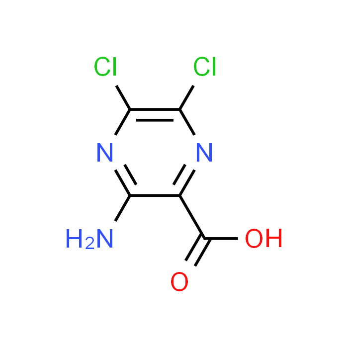 3-Amino-5,6-dichloropyrazine-2-carboxylic acid