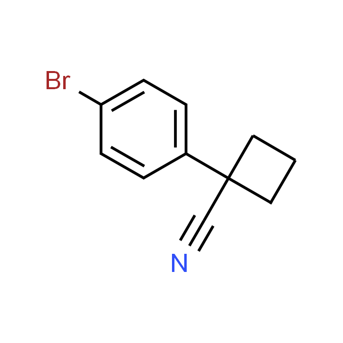 1-(4-Bromophenyl)cyclobutanecarbonitrile