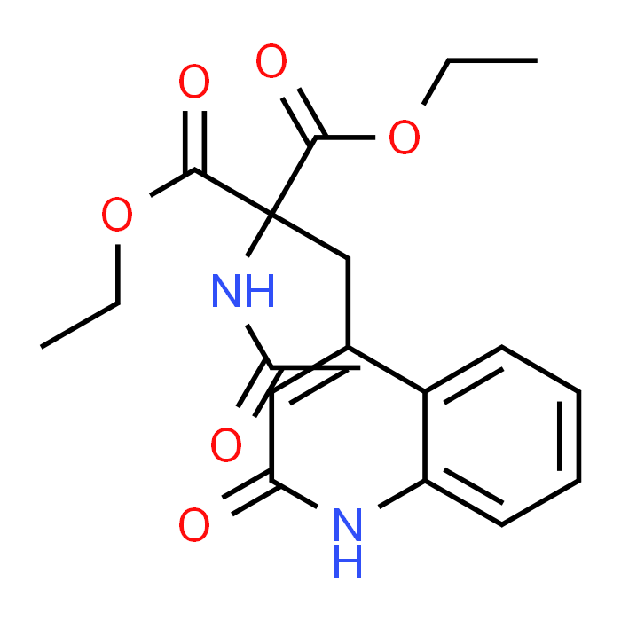 Diethyl 2-acetamido-2-((2-oxo-1,2-dihydroquinolin-4-yl)methyl)malonate