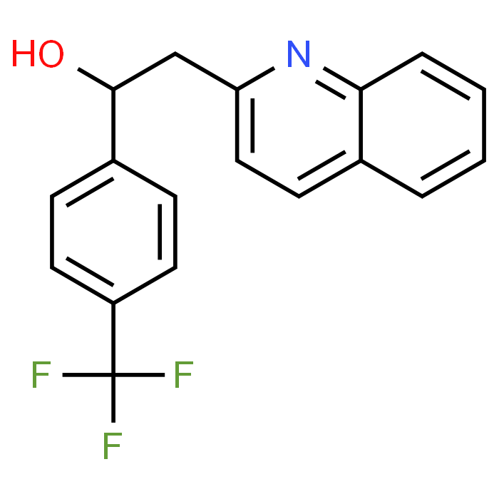 2-(Quinolin-2-yl)-1-(4-(trifluoromethyl)phenyl)ethanol