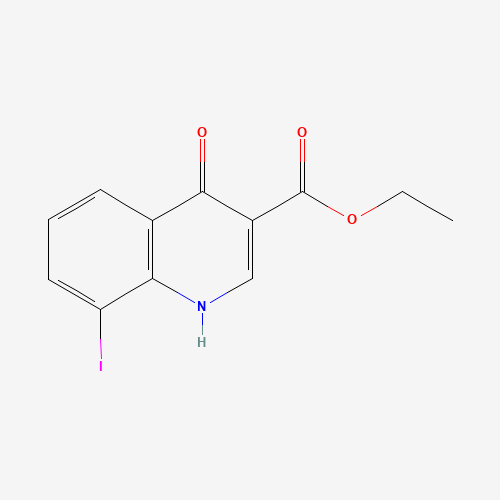 3-Quinolinecarboxylic acid, 4-hydroxy-8-iodo-,ethyl ester