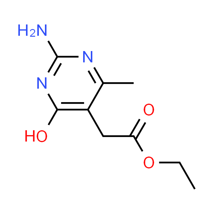 Ethyl (2-amino-4-hydroxy-6-methyl-5-pyrimidinyl)acetate