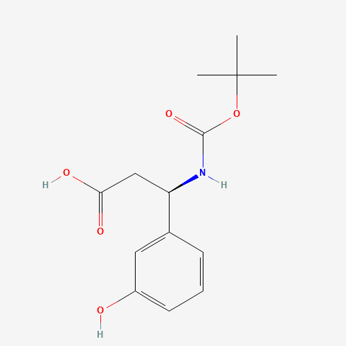 (R)-3-((tert-Butoxycarbonyl)amino)-3-(3-hydroxyphenyl)propanoic acid
