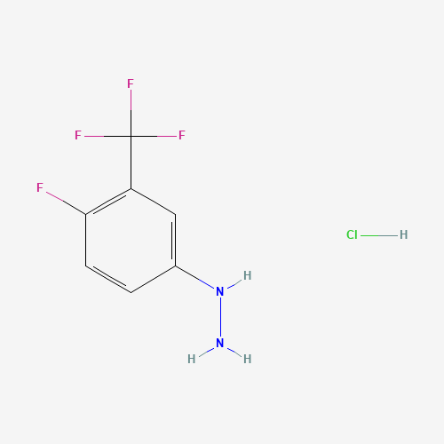 4-Fluoro-3-(trifluoromethyl)phenylhydrazine hydrochloride