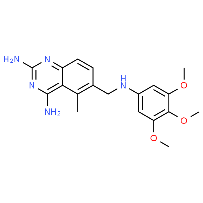 5-Methyl-6-(((3,4,5-trimethoxyphenyl)amino)methyl)quinazoline-2,4-diamine