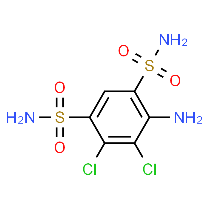 4-Amino-5,6-dichlorobenzene-1,3-disulfonamide