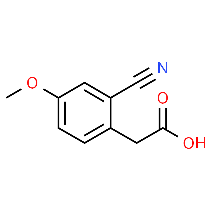 2-(2-Cyano-4-methoxyphenyl)acetic acid