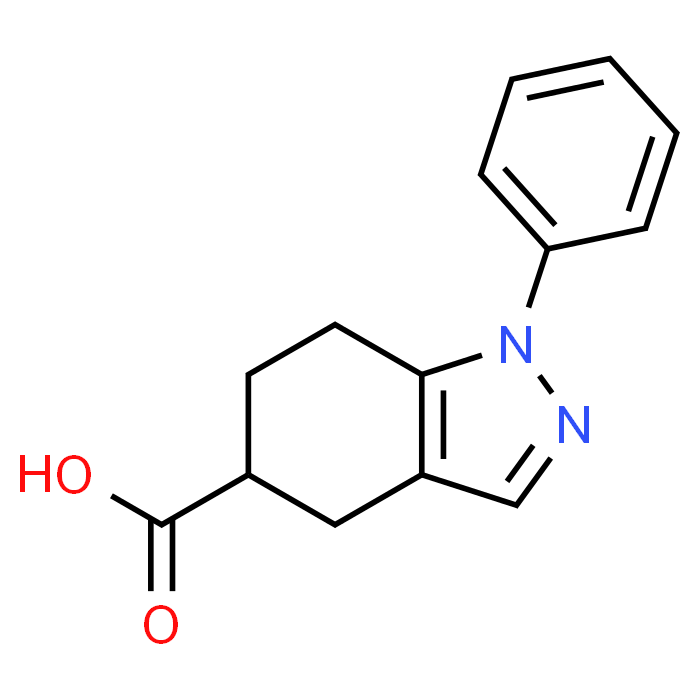 1-Phenyl-4,5,6,7-tetrahydro-1H-indazole-5-carboxylic acid