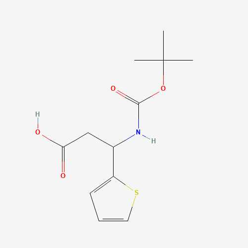 3-((tert-Butoxycarbonyl)amino)-3-(thiophen-2-yl)propanoic acid