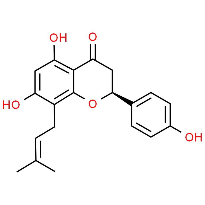 (S)-5,7-Dihydroxy-2-(4-hydroxyphenyl)-8-(3-methylbut-2-en-1-yl)chroman-4-one