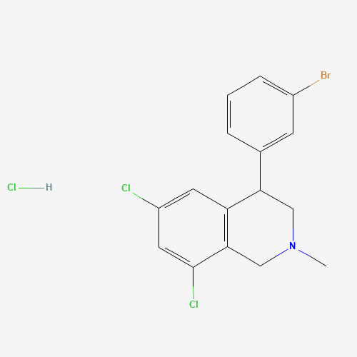 4-(3-Bromophenyl)-6,8-dichloro-2-methyl-1,2,3,4-tetrahydroisoquinoline hydrochloride