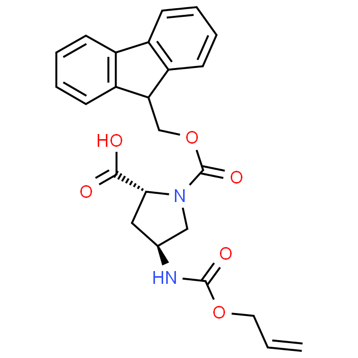 (2R,4S)-4-Alloc-amino-1-Fmoc-Pyrrolidine-2-carboxylic acid