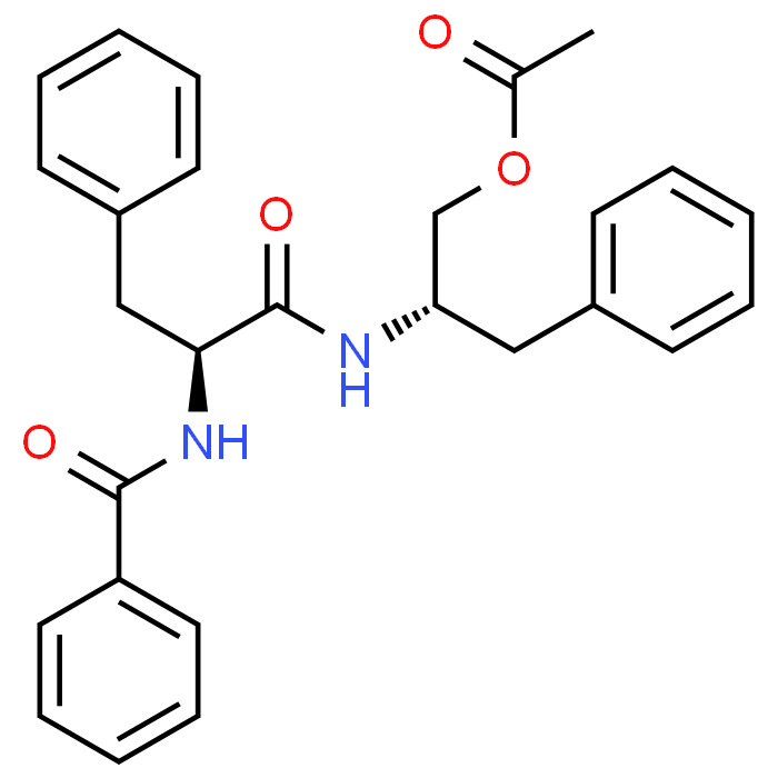 (S)-2-((S)-2-Benzamido-3-phenylpropanamido)-3-phenylpropyl acetate