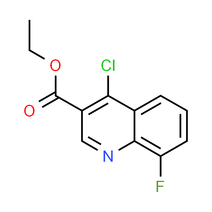 Ethyl 4-chloro-8-fluoroquinoline-3-carboxylate - Achmem