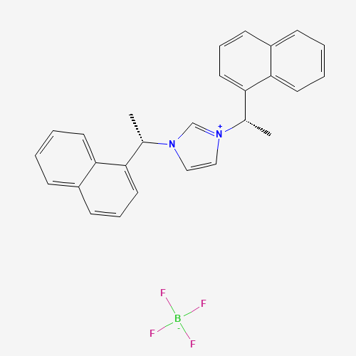 1,3-Bis((S)-1-(naphthalen-1-yl)ethyl)-1H-imidazol-3-ium tetrafluoroborate