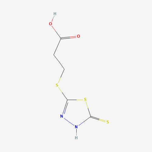3-((5-Mercapto-1,3,4-thiadiazol-2-yl)thio)propanoic acid
