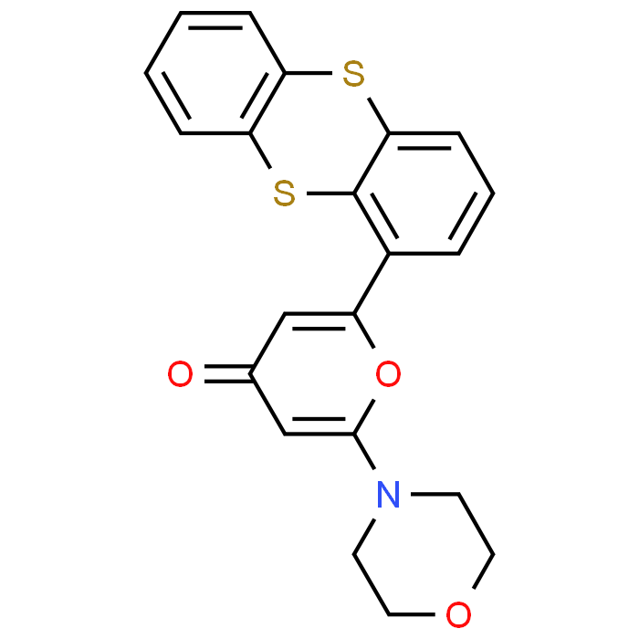 2-Morpholino-6-(thianthren-1-yl)-4H-pyran-4-one