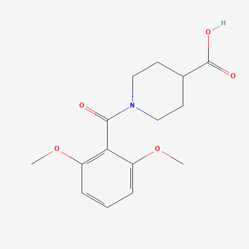 1-(2,6-Dimethoxybenzoyl)piperidine-4-carboxylic acid