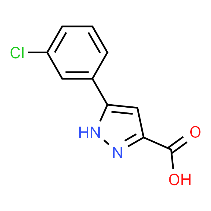 5-(3-Chlorophenyl)-1H-pyrazole-3-carboxylic acid