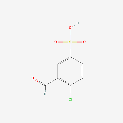 4-Chloro-3-formylbenzenesulfonic acid