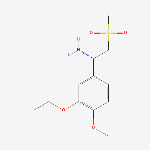 (S)-1-(3-Ethoxy-4-methoxyphenyl)-2-(methylsulfonyl)ethanamine