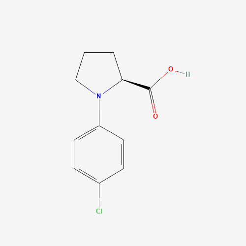 (2S)-1-(4-chlorophenyl)pyrrolidine-2-carboxylic acid