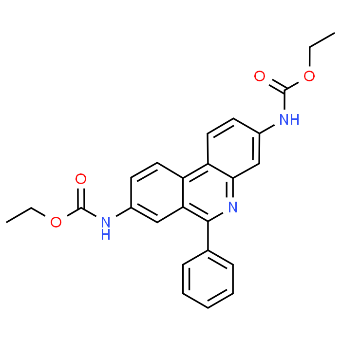 Diethyl (6-phenylphenanthridine-3,8-diyl)dicarbamate