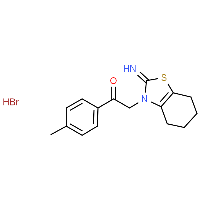 2-(2-Imino-4,5,6,7-tetrahydrobenzothiazol-3-yl)-1-p-tolylethanone Hydrobromide