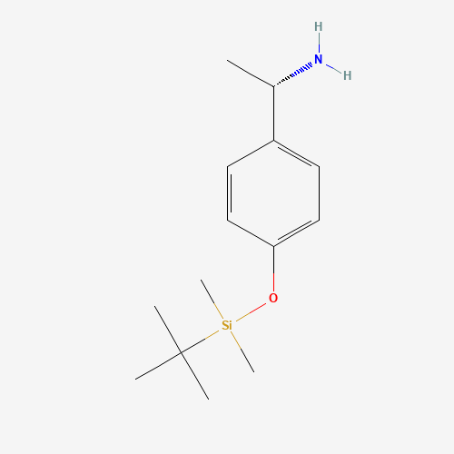(S)-1-(4-((tert-Butyldimethylsilyl)oxy)phenyl)ethan-1-amine