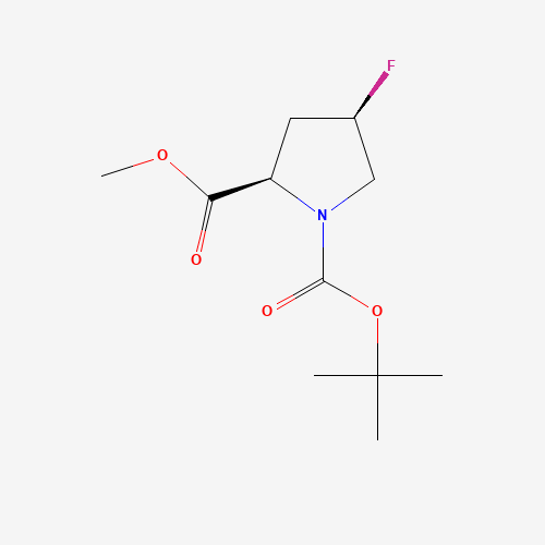 (2R,4R)-1-tert-Butyl 2-methyl 4-fluoropyrrolidine-1,2-dicarboxylate