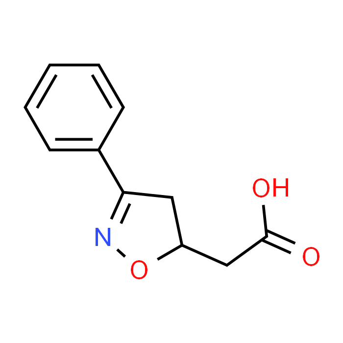 2-(3-Phenyl-4,5-dihydroisoxazol-5-yl)acetic acid