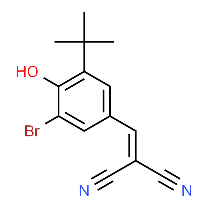 2-(3-Bromo-5-(tert-butyl)-4-hydroxybenzylidene)malononitrile